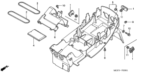 VTR1000SP Заднее крыло