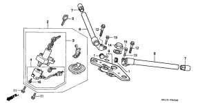 NSR50R Handle pipe / top bridge