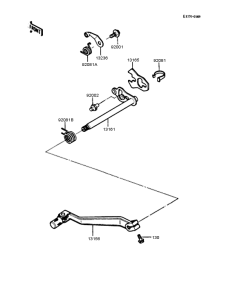 KL250 Механизм переключения передач