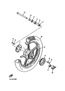 XV1100 XV1100B Transom + tube