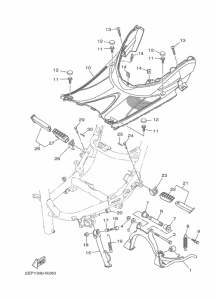 XC115S Stand & footrest