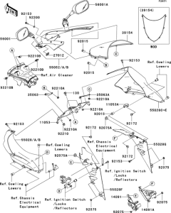 ZX1000 Обтекатели