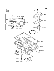 ZR1100 Поддон картера
