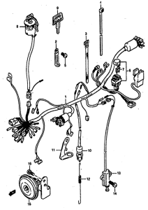 DR800 Жгут проводов