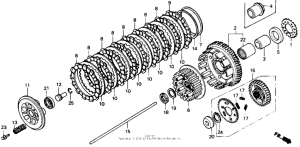 VFR700F Сцепление