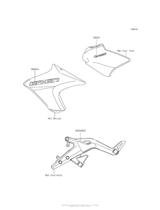 ER650 Decals (Yellow)(White)(Ecf)