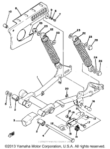 LB50PG Rear arm - suspension