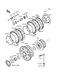 ZX1200 Сцепление