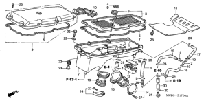 XL650V Воздухоочиститель