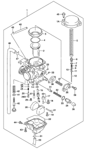 GZ250 Carburetor assy