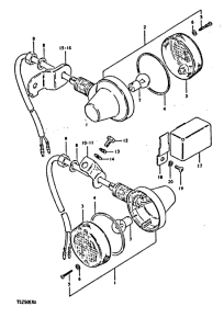TS250 Поворотники