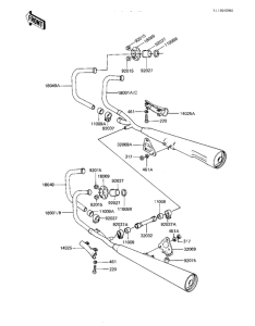 KZ550 Глушитель