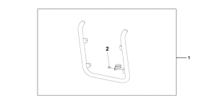 VT750CA Chrome radiator