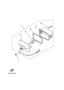 MR50 Габаритный задний фонарь