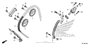 CBR600RR (ABS) Cam chain + tensioner
