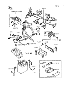 ZX400 Электрика