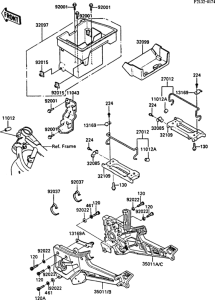 ZX900 Короб для АКБ