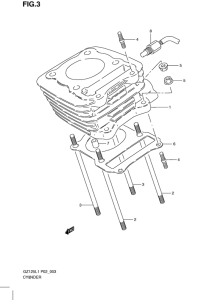 GZ125 Цилиндр