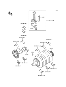 EX250 Вал коленчатый