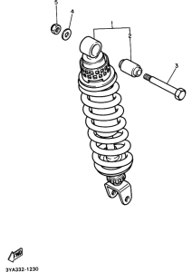FJ1200 FJ1200B Задняя подвеска