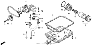 ST1100 Масляный насос