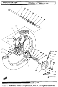 IT125G Переднее колесо