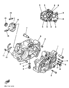 PW80 Картер двигателя