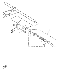 YA50R Подножки