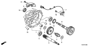 NSS250 (ABS) Трансмиссия