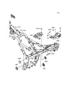 EX300 Рама ,крепежные детали