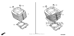 CRF100F Цилиндры