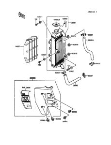 KX125 Радиатор