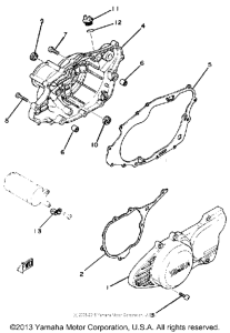 SR250G Боковые крышки