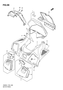 AN650 (ABS) Приборная панель