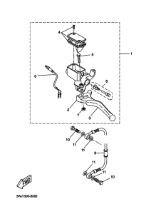 YQ50L Задний тормозной цилиндр