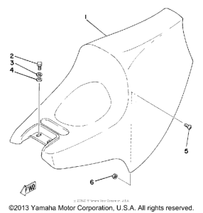 TZ250F Сиденье