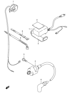 RM85 Cdi unit - ignition coil