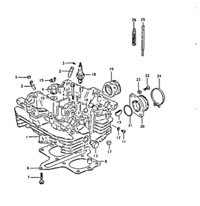 GS250 Головка цилиндров