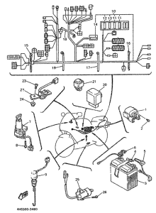 YZF750SP Электрика 2