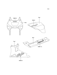 ZX600 Наклейки