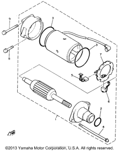 XVZ12TDK Стартер