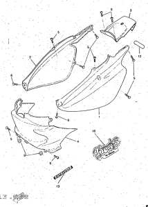 CW50RS Боковые обтекатели