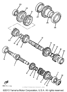 XV920J Трансмиссия