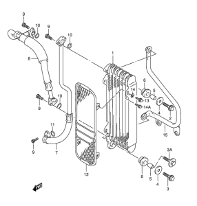 DR800 Масляный радиатор