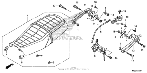 CB1100S (ABS) Сидение