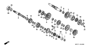 FMX650 Трансмиссия