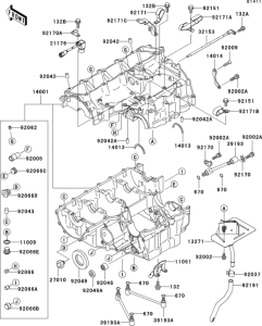 ZX1200 Crankcase(1 / 2)