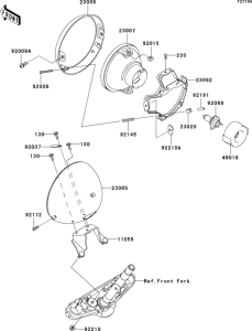 VN900 Headlight(s)(d9f / daf)