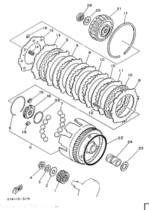 PW80 Сцепление