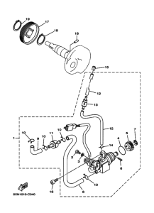 YL50 Масляная помпа в сборе